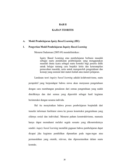 Bab Ii Kajian Teori A Model Pembelajaran Kooperatif Cooperative Learning 1 Pengertian Cooperative Learning Pembelajaran Kooperatif