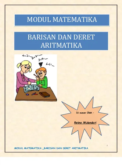 MODUL MATEMATIKA BARISAN DAN DERET ARITMATIKA