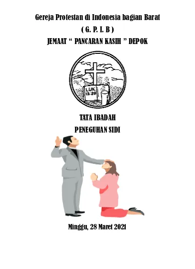 Gereja Protestan Di Indonesia Bagian Barat ( G. P. I. B ) JEMAAT ...