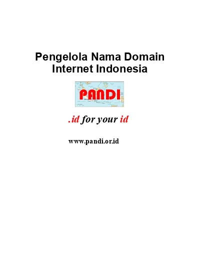 Pengelola Nama Domain Internet Indonesia Pandi Id For Your Id Id For 4942