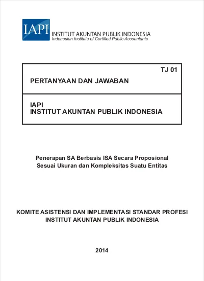 IAPI INSTITUT AKUNTAN PUBLIK INDONESIA