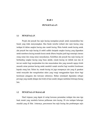 BAB 1 PENGENALAN 1.1 PENGENALAN