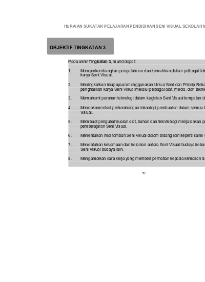 Kementerian Pendidikan Malaysia Kurikulum Bersepadu Sekolah Menengah Huraian Sukatan Pelajaran Reka Cipta Tingkatan Lima 2002