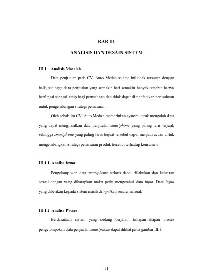 BAB III ANALISIS DAN DESAIN SISTEM