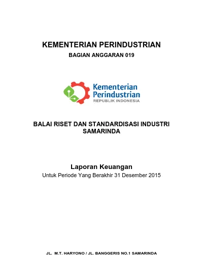 KEMENTERIAN PERINDUSTRIAN