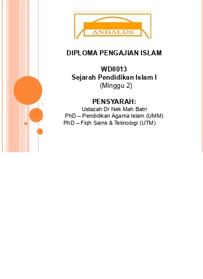 Pemerintahan Dan Pentadbiran Islam