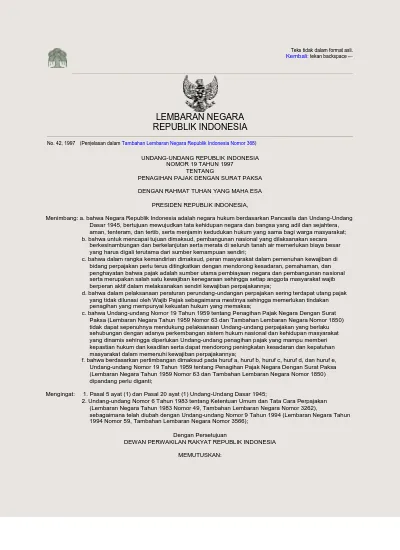 LEMBARAN NEGARA REPUBLIK INDONESIA