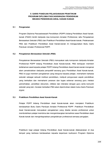 5. GARIS PANDUAN PELAKSANAAN PRAKTIKUM PROGRAM DIPLOMA 