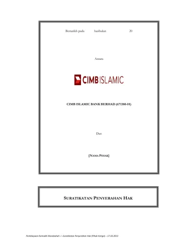 Cimb Bank Berhad 13491 P Dan