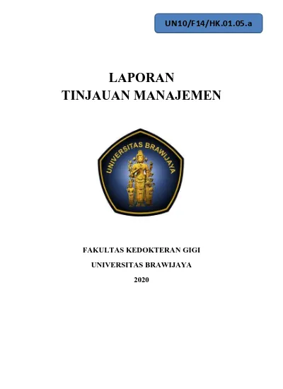 LAPORAN TINJAUAN MANAJEMEN