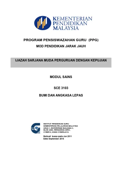 Program Pensiswazahan Guru Ppg