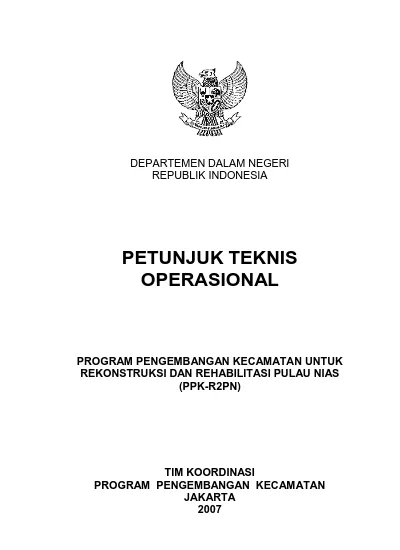 PETUNJUK TEKNIS OPERASIONAL