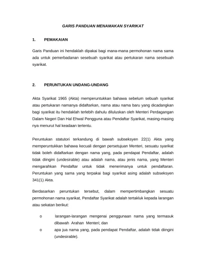 Konsep Syarikat Dalam Islam Satu Tinjauan