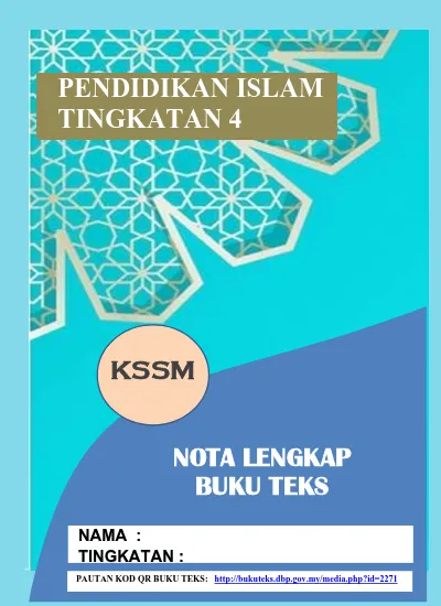 4 islam tingkatan buku pendidikan teks digital Buku Teks