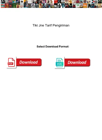 Tiki Jne Tarif Pengiriman