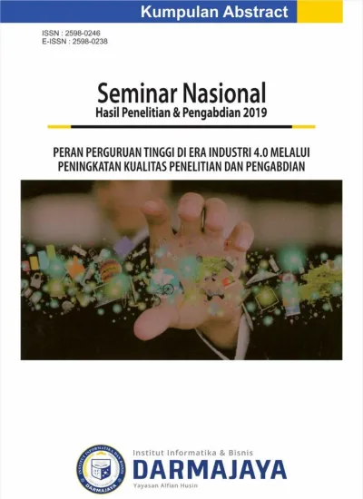 KATA PENGANTAR Seminar Nasional Hasil Penelitian Dan Pengabdian 2019 