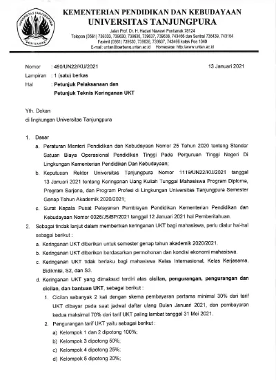 1. Dasar A. Peraturan Menteri Pendidikan Dan Kebudayaan Nomor 25 Tahun ...