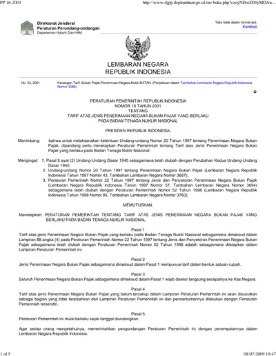 LEMBARAN NEGARA REPUBLIK INDONESIA