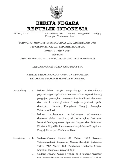 2017, No Nomor 6, Tambahan Lembaran Negara Republik Indonesia Nomor ...