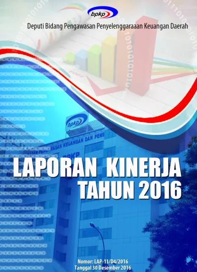 LAPORAN KINERJA TAHUN 2016