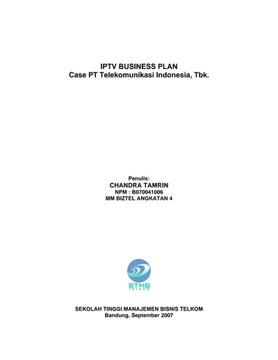 iptv business plan pdf