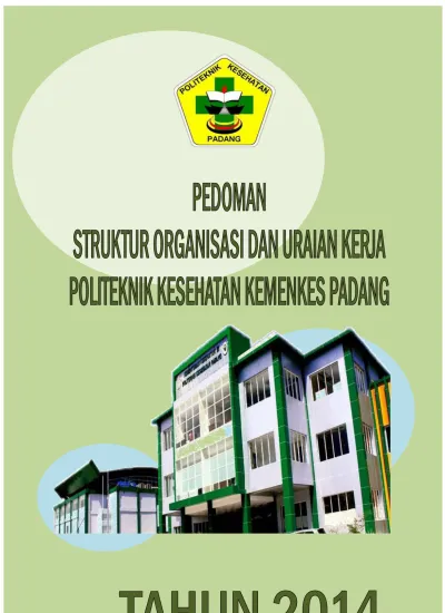 POLITEKNIK KESEHATAN KEMENKES PADANG