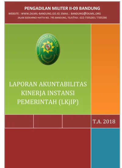 LAPORAN AKUNTABILITAS KINERJA INSTANSI PEMERINTAH (LKjIP)