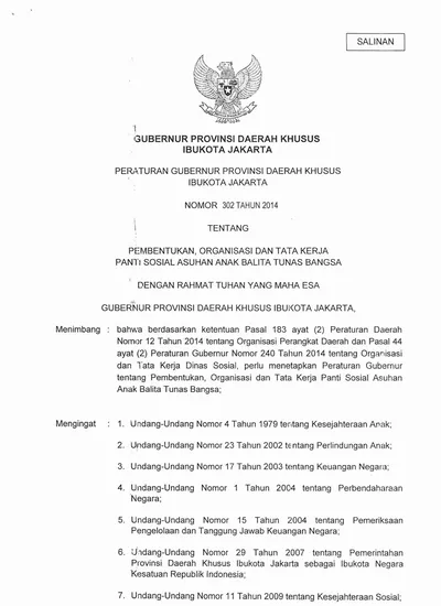 I I3UBERNUR PROVINSI DAERAH KHUSUS IBUKOTA JAKARTA PEHATURAN GUBERNUR ...