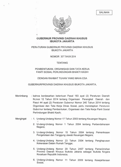 GUBERNUR PROVINSI DAERAH KHUSUS IBUKOTA JAKARTA PERJITURAN GUBERNUR ...