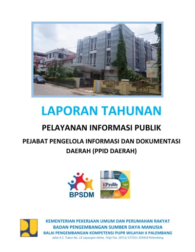 LAPORAN TAHUNAN PELAYANAN INFORMASI PUBLIK