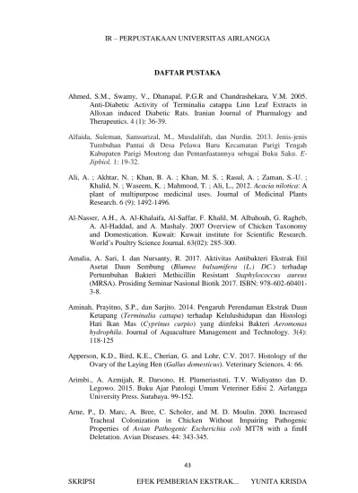 IR PERPUSTAKAAN UNIVERSITAS AIRLANGGA DAFTAR PUSTAKA