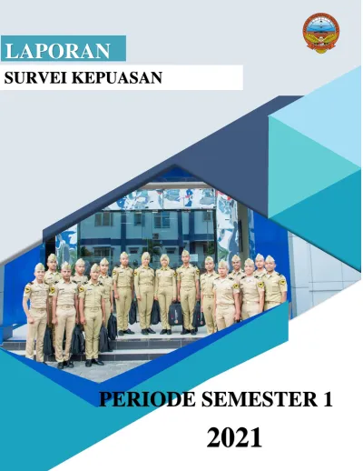 LAPORAN PERIODE SEMESTER 1 SURVEI KEPUASAN MASYARAKAT LAPORAN SURVEI ...