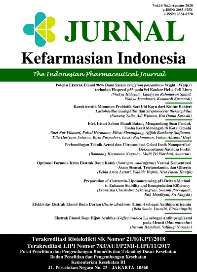 JURNAL Kefarmasian Indonesia