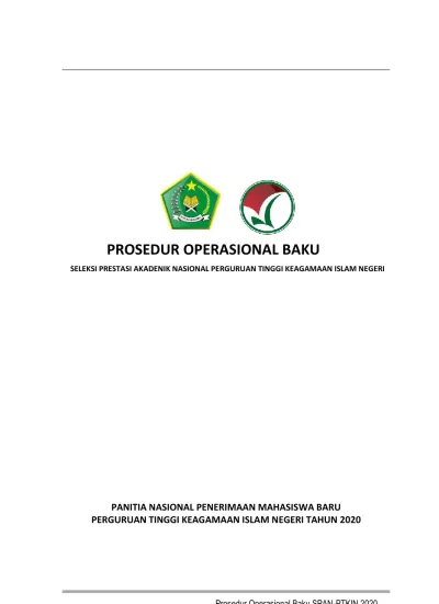 Prosedur Operasional Baku