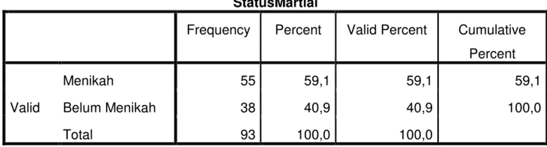 Hasil Rangkuman Karakteristik Responden - Analisis Karakteristik Responden