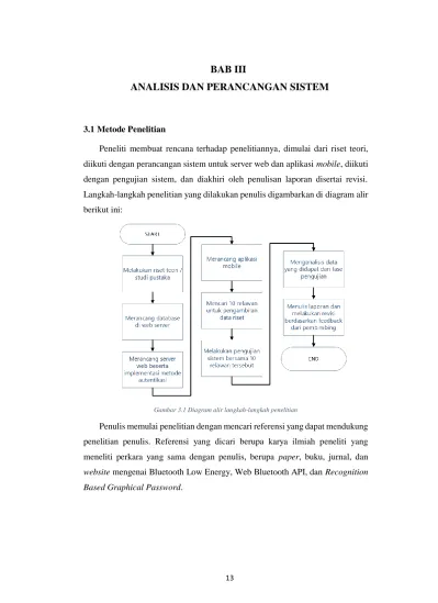 BAB III ANALISIS DAN PERANCANGAN SISTEM