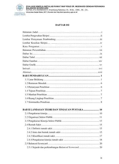 Universitas Gadjah Mada, 2017 Diunduh Dari DAFTAR ISI