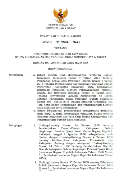 2 3. Undang-Undang Nomor 5 Tahun 2014 Tentang Aparatur Sipil Negara ...