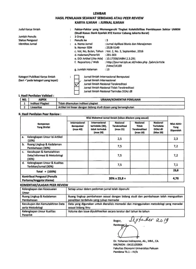 ^ Jurnal Llmiah Internasional