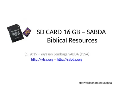 SD CARD 16 GB – SABDA Biblical Resources